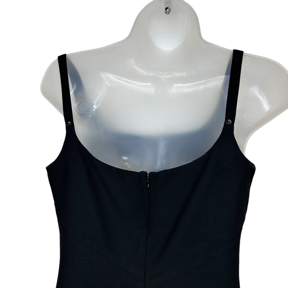 Kay Unger Dress Womens Sleeveless Knee Length Lined Black 10 - Picture 6 of 12
